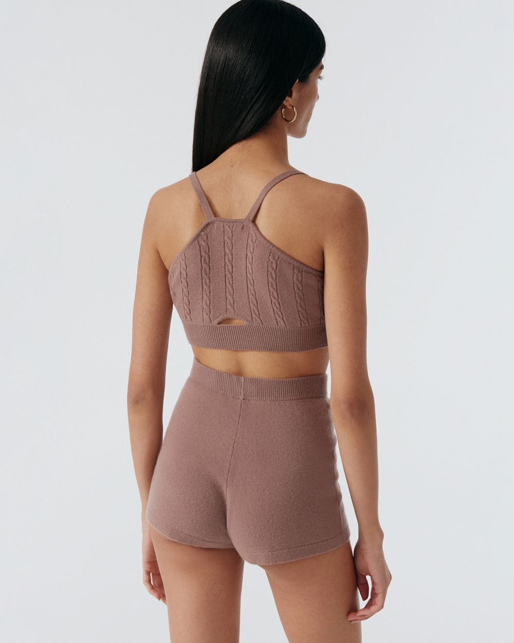 Else Cashmere Shorts in beige