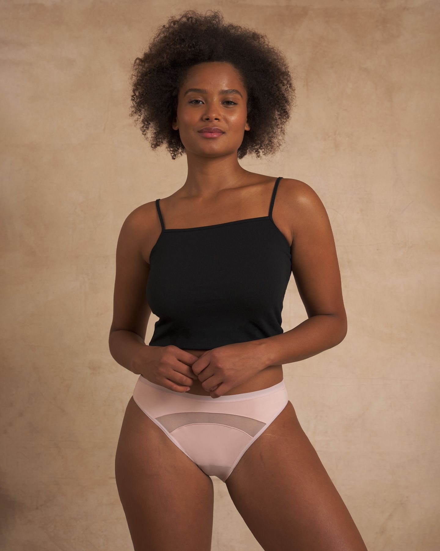 Saalt Leakproof Bikini in pink