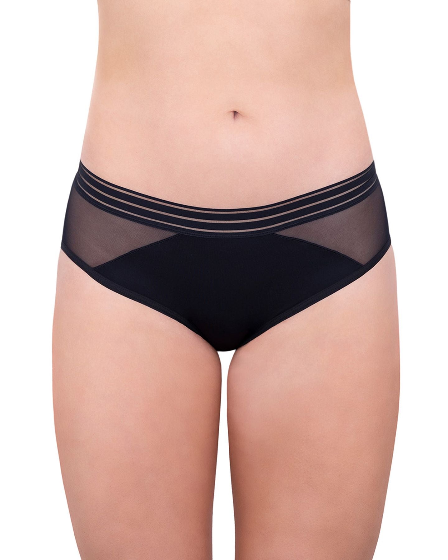 Saalt Leakproof Mesh Hipster in black