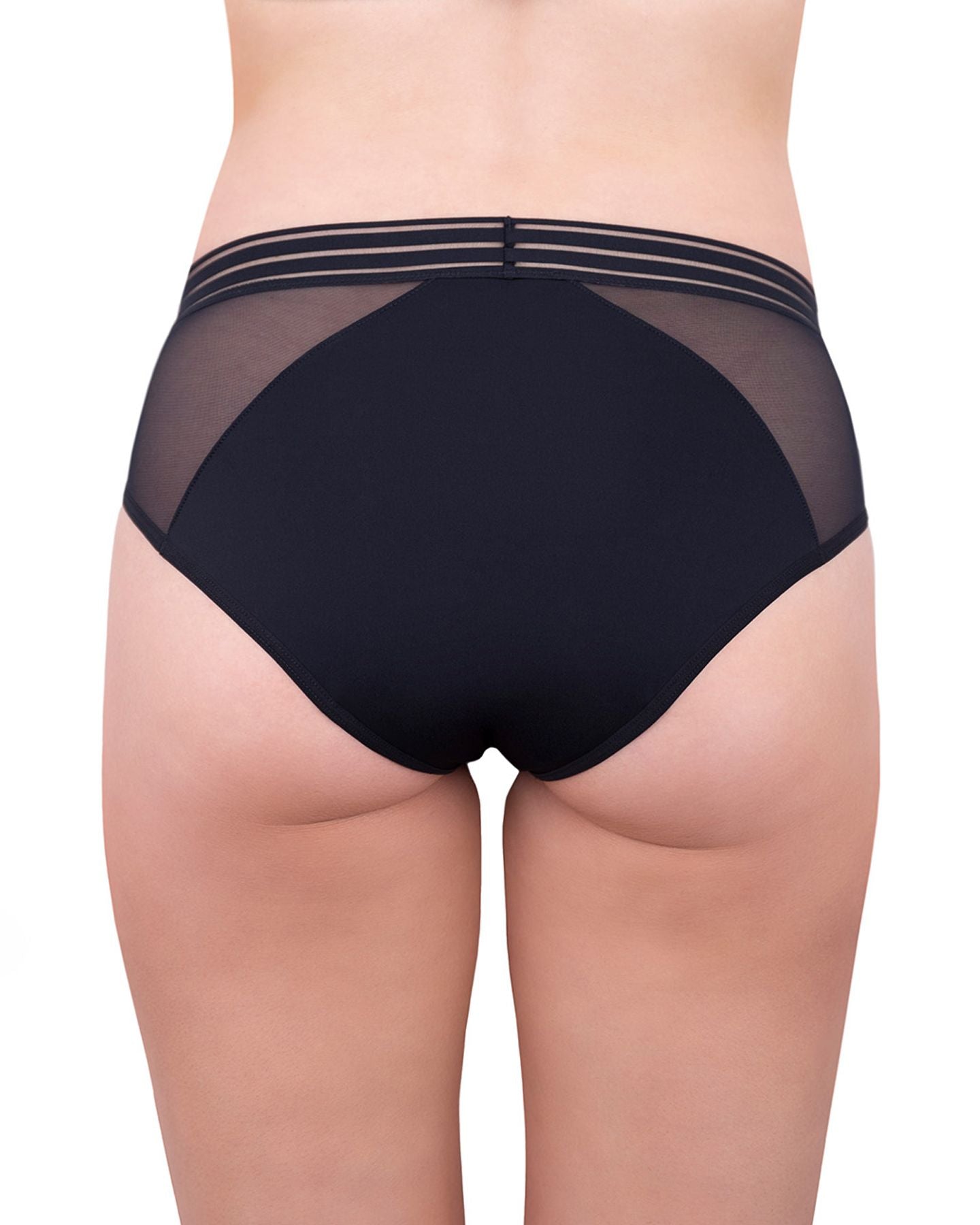 Saalt Leakproof Mesh Hipster in black