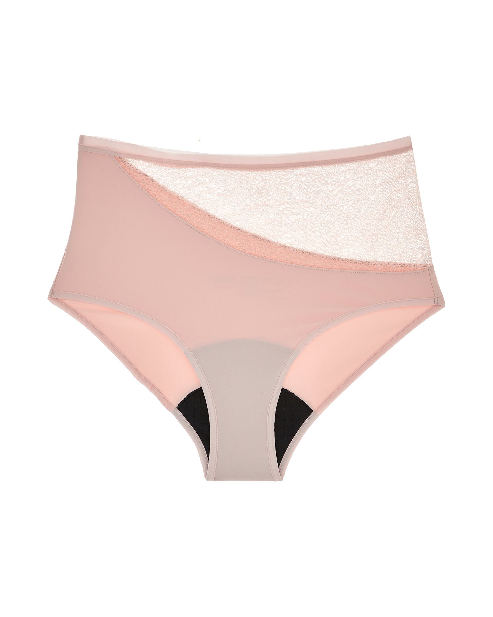 Saalt Leakproof High Waist Brief in pink