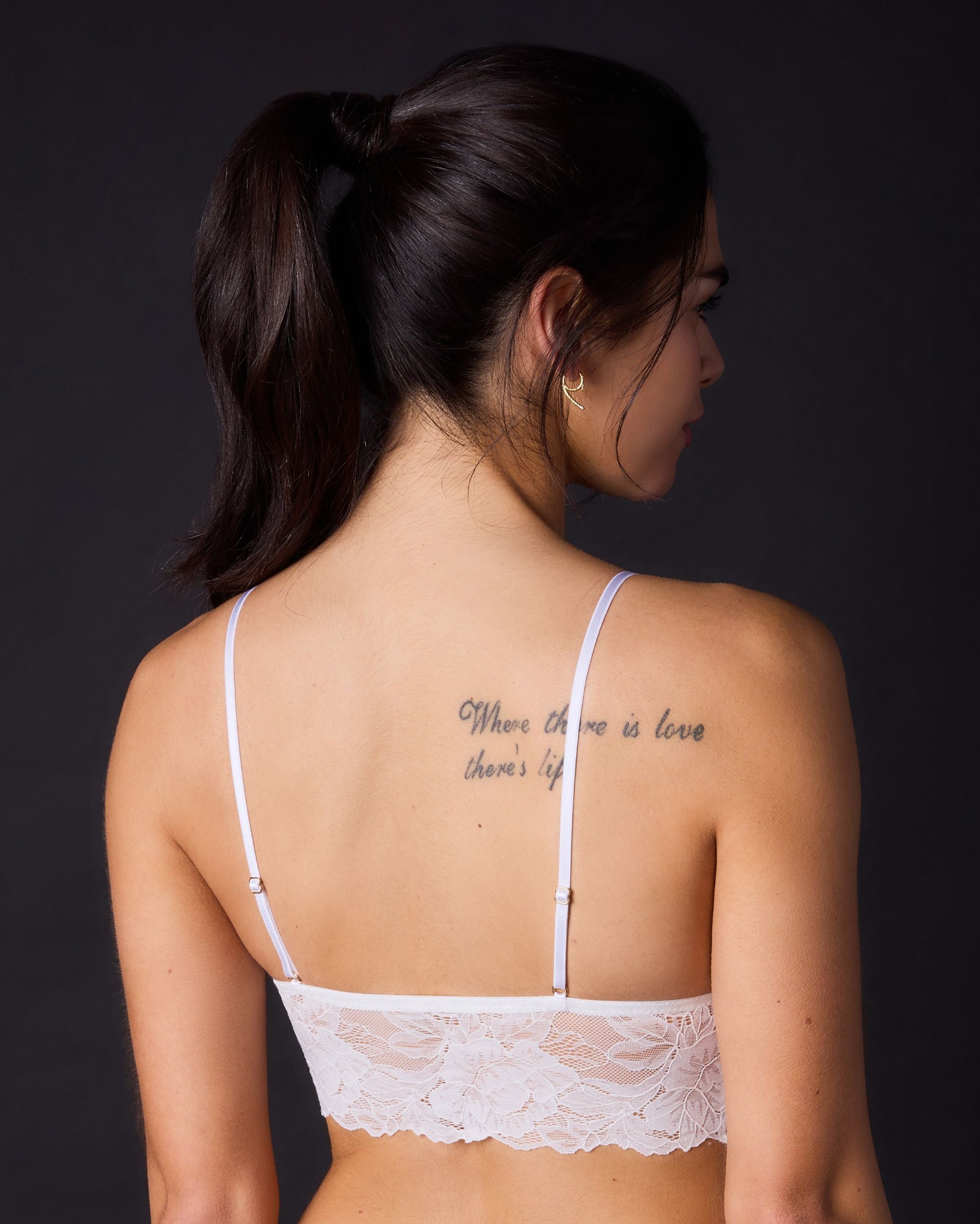 Free People Intimately FP Everyday Lace Longline in white