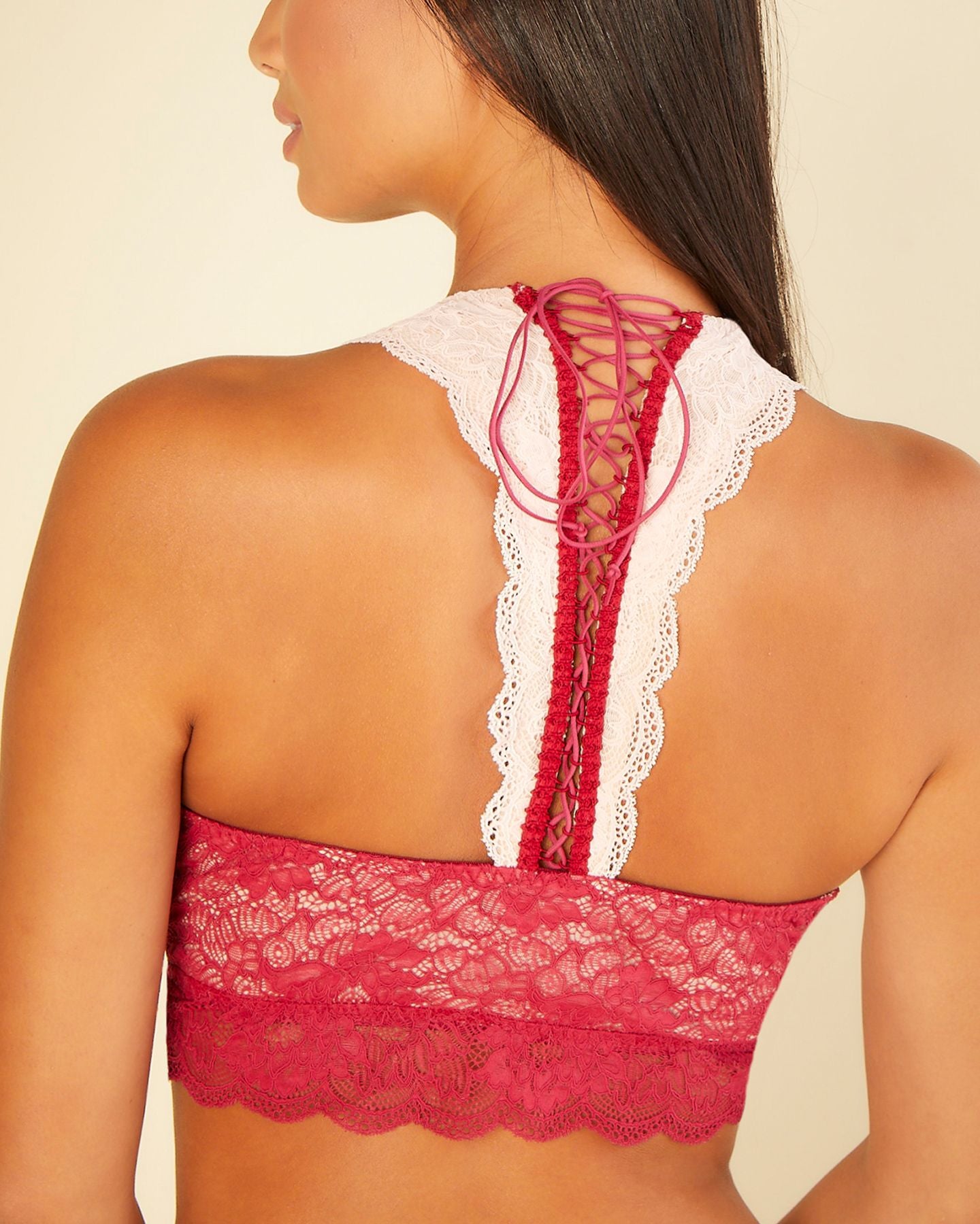 Cosabella Tosca Racerback Bralette in red