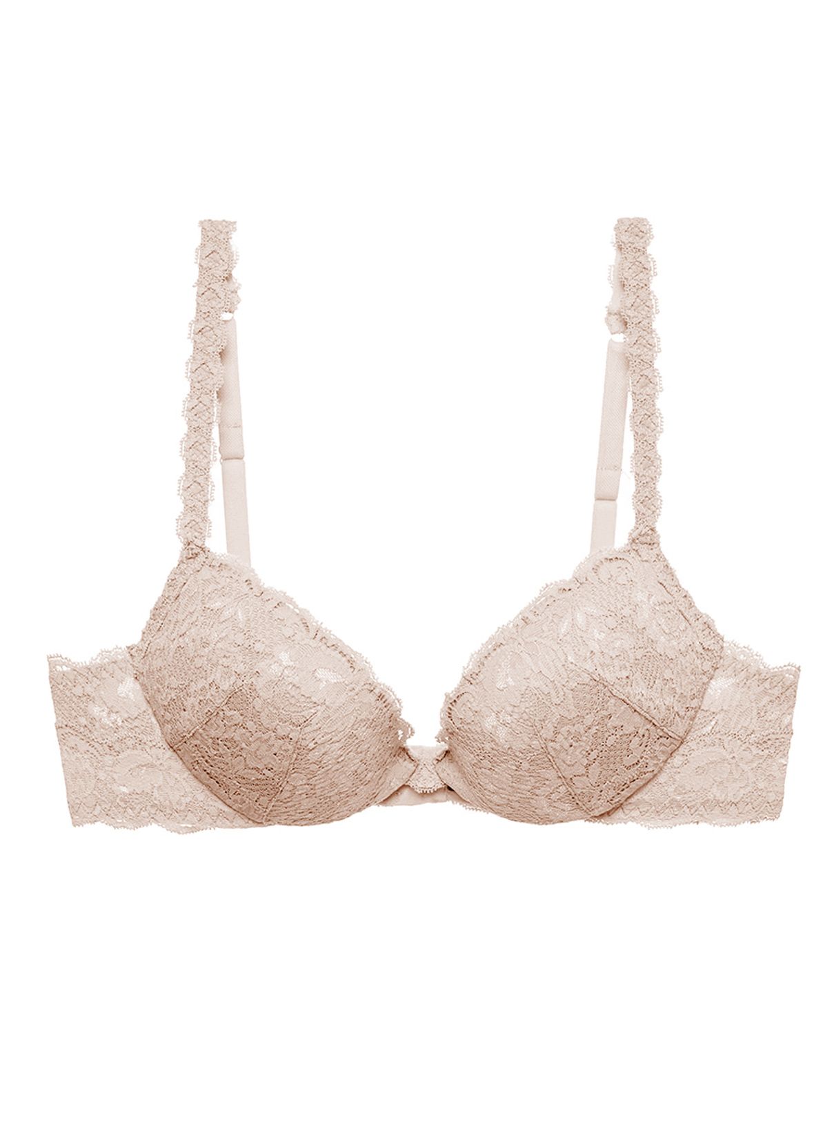 Cosabella Never Say Never Luckie Push-Up Bra in beige
