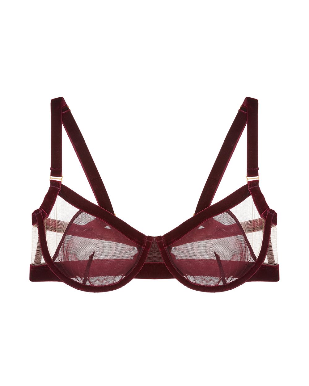 The Underargument For Sexy Against Sexism Demi Bra in red