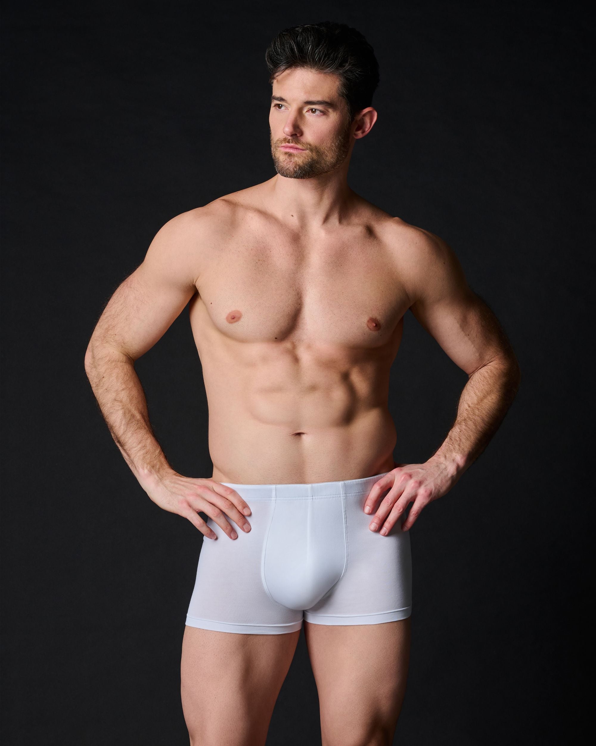 Hanro Cotton Superior Boxer Brief in white
