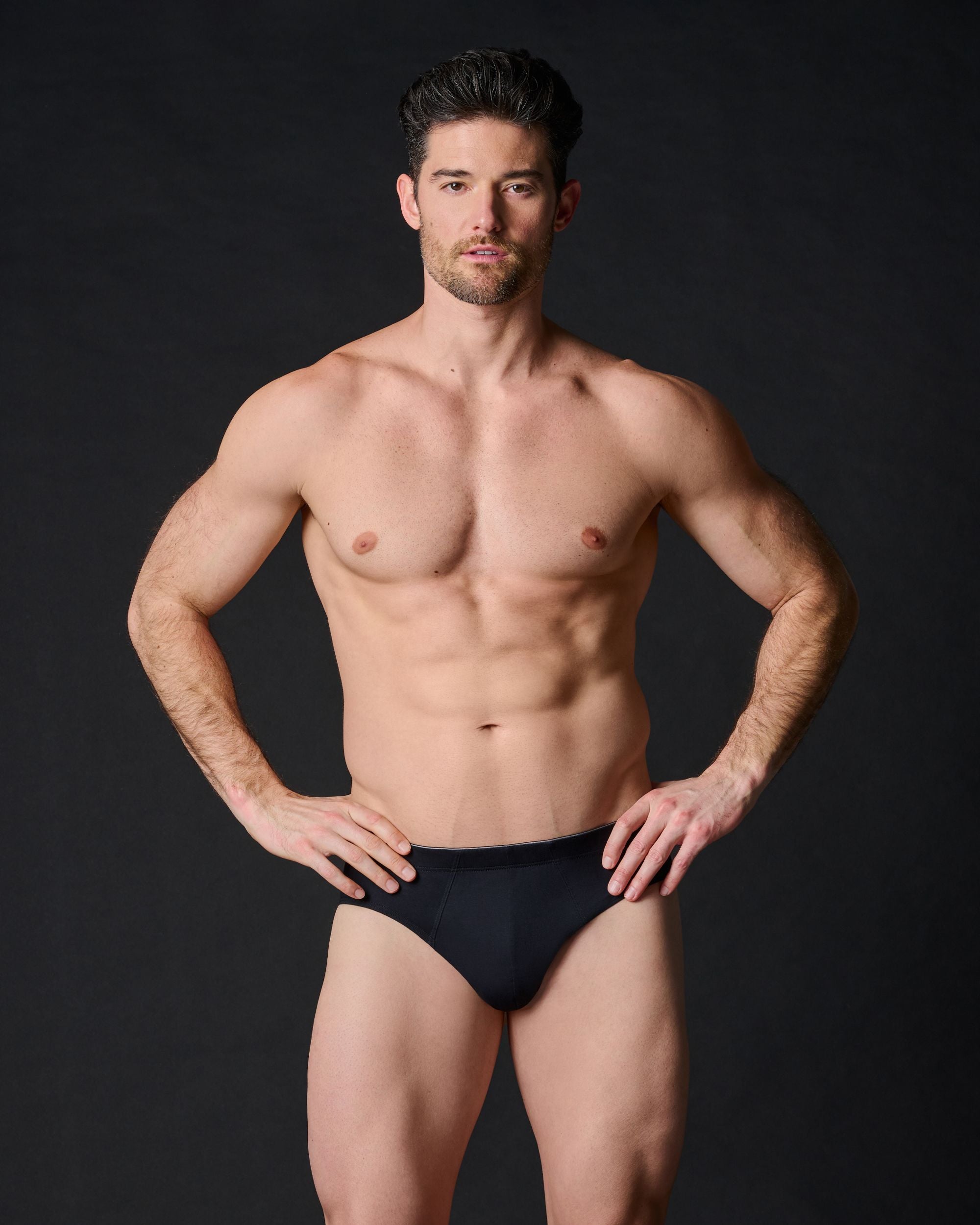 Hanro Cotton Superior Brief in black