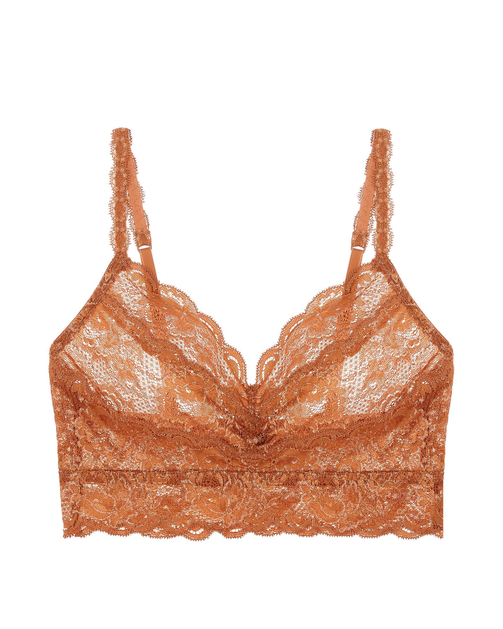 Cosabella Never Say Never Metallics Sweetie Bralette in metallics
