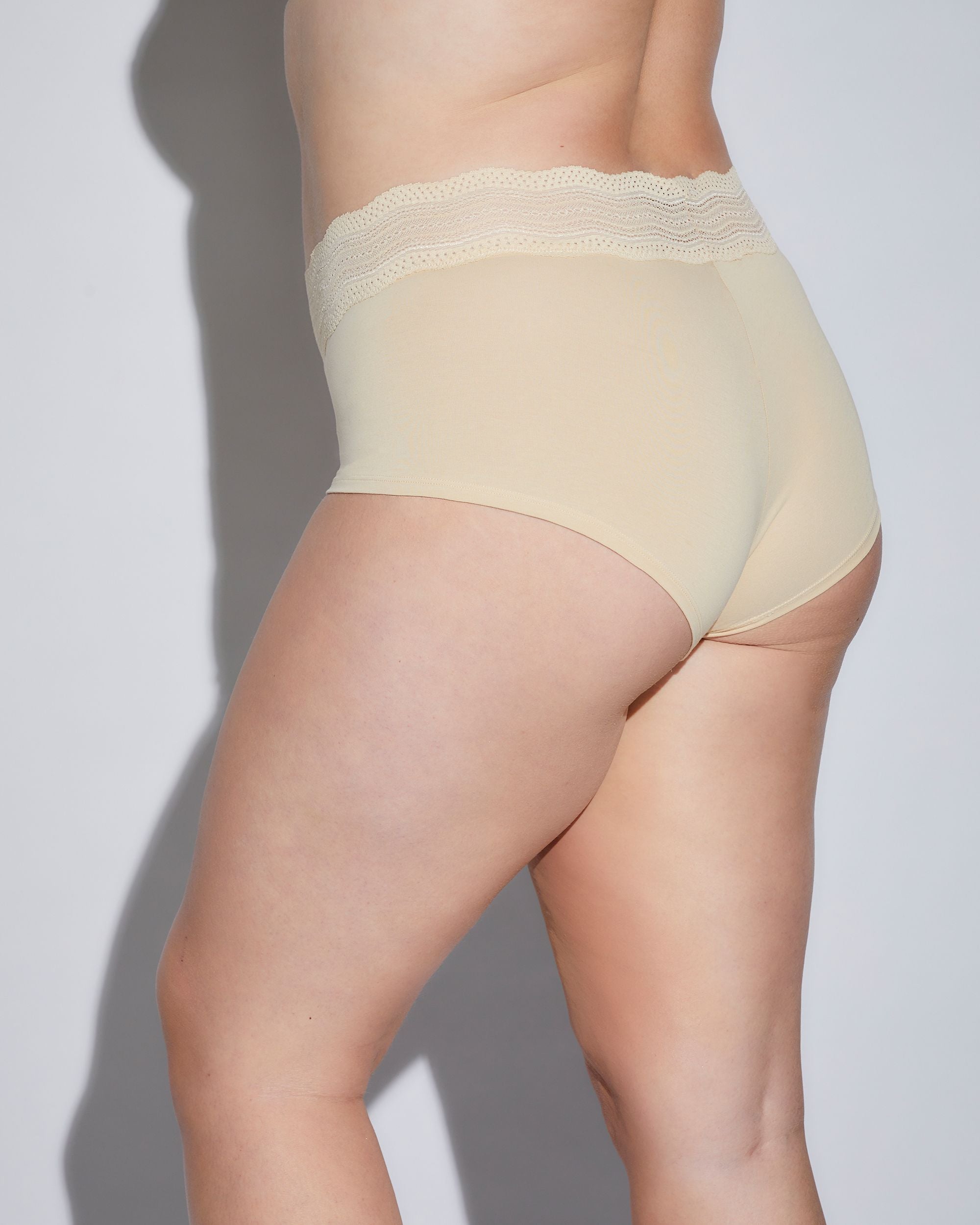 Cosabella Dolce Extended Boyshort in beige
