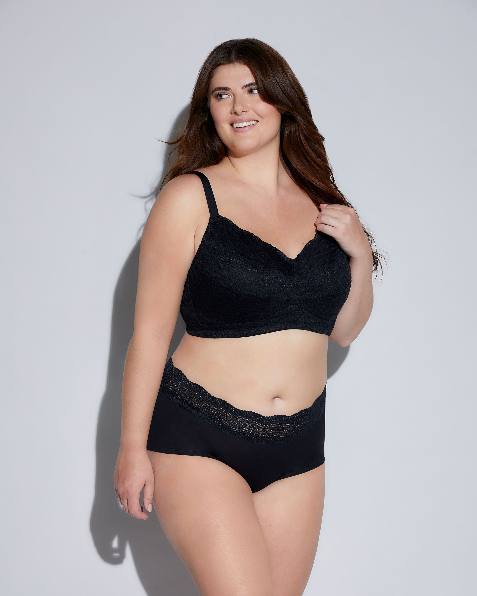 Cosabella Dolce Extended Bralette in black