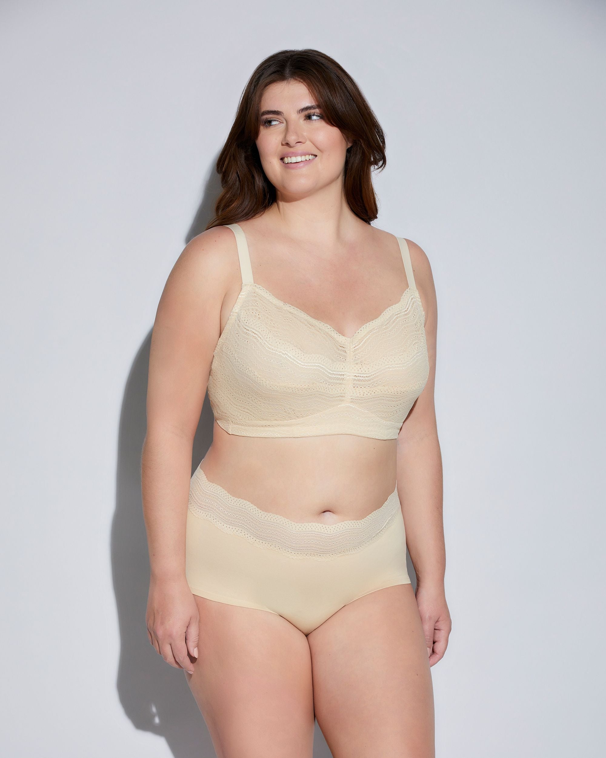 Cosabella Dolce Extended Bralette in beige