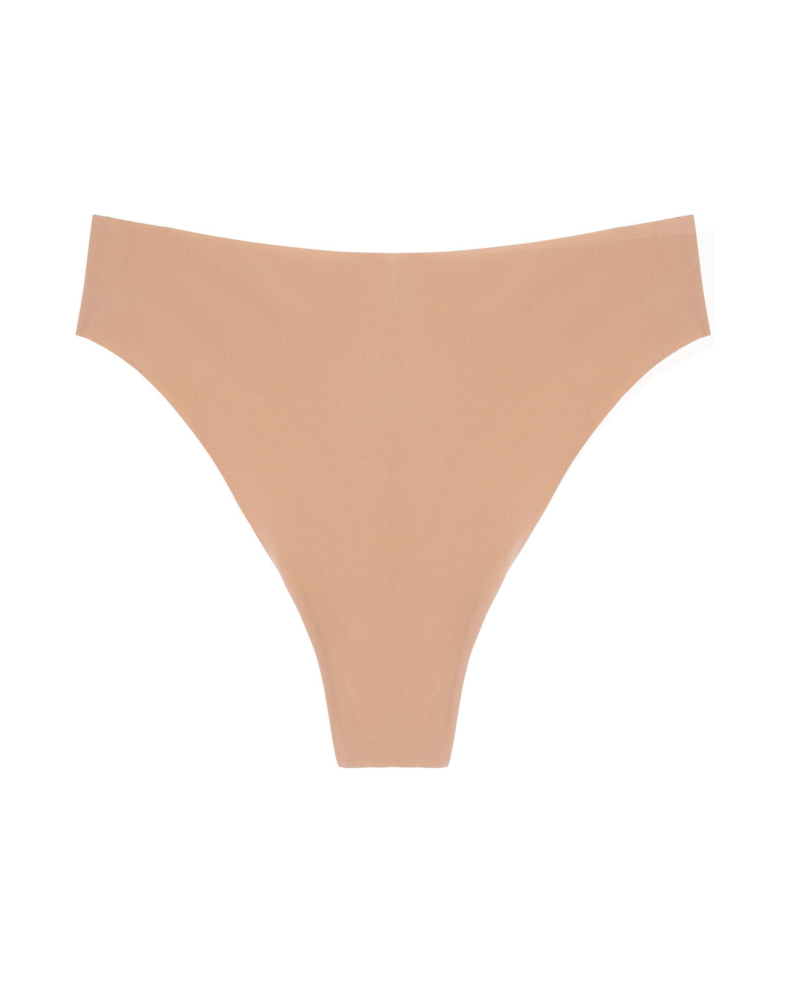 Cosabella Free Cut Micro High Waist Thong in beige