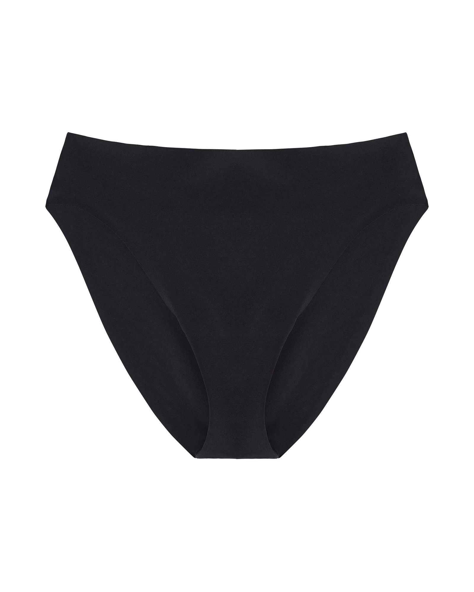 Cosabella Free Cut Micro Extended High Bikini in black