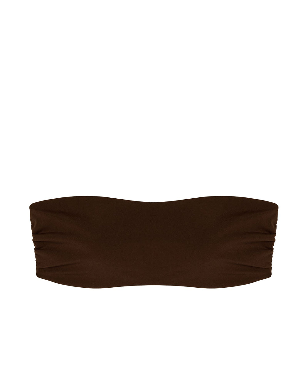 Cosabella Free Cut Bandeau Bra in brown
