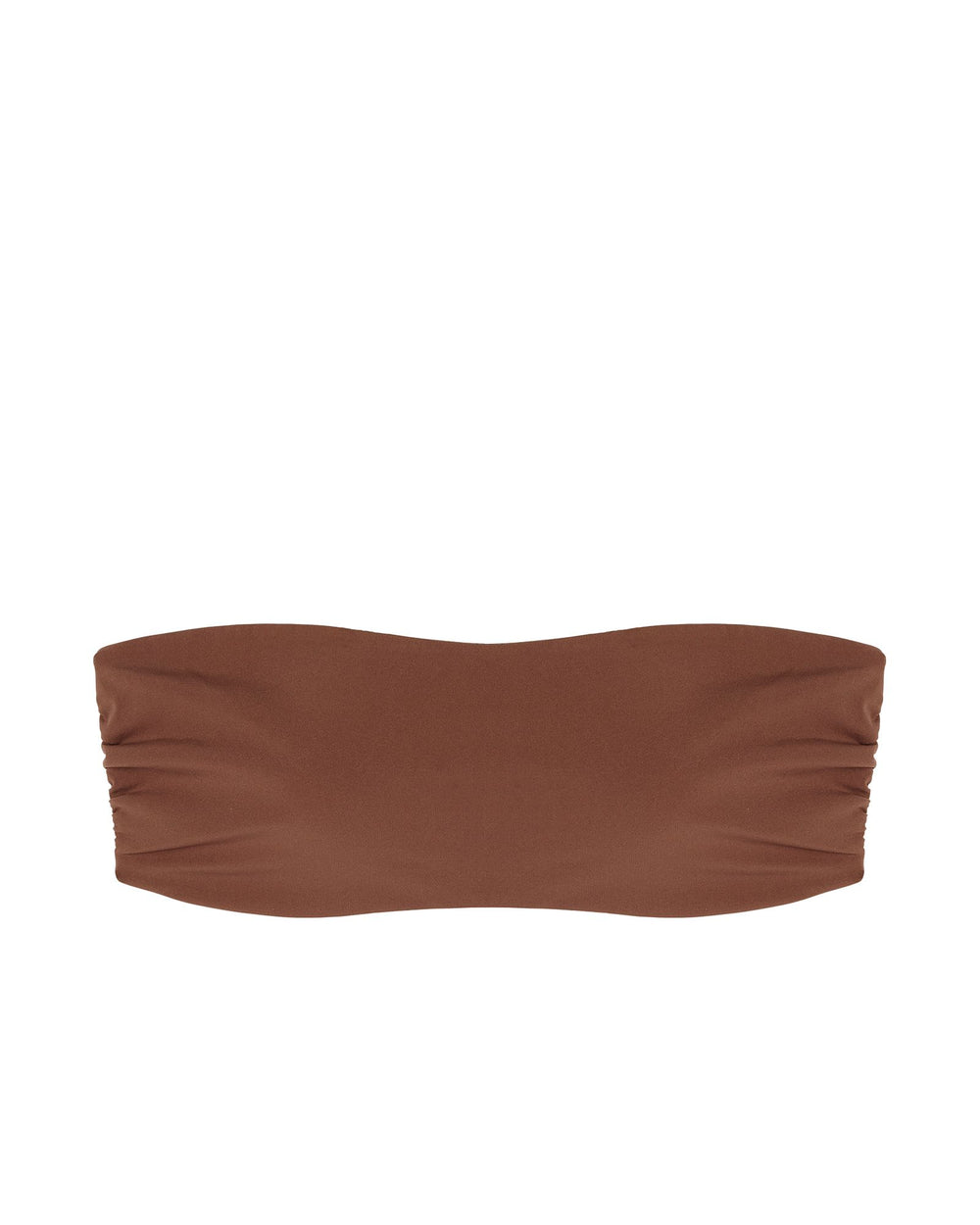 Cosabella Free Cut Bandeau Bra in brown