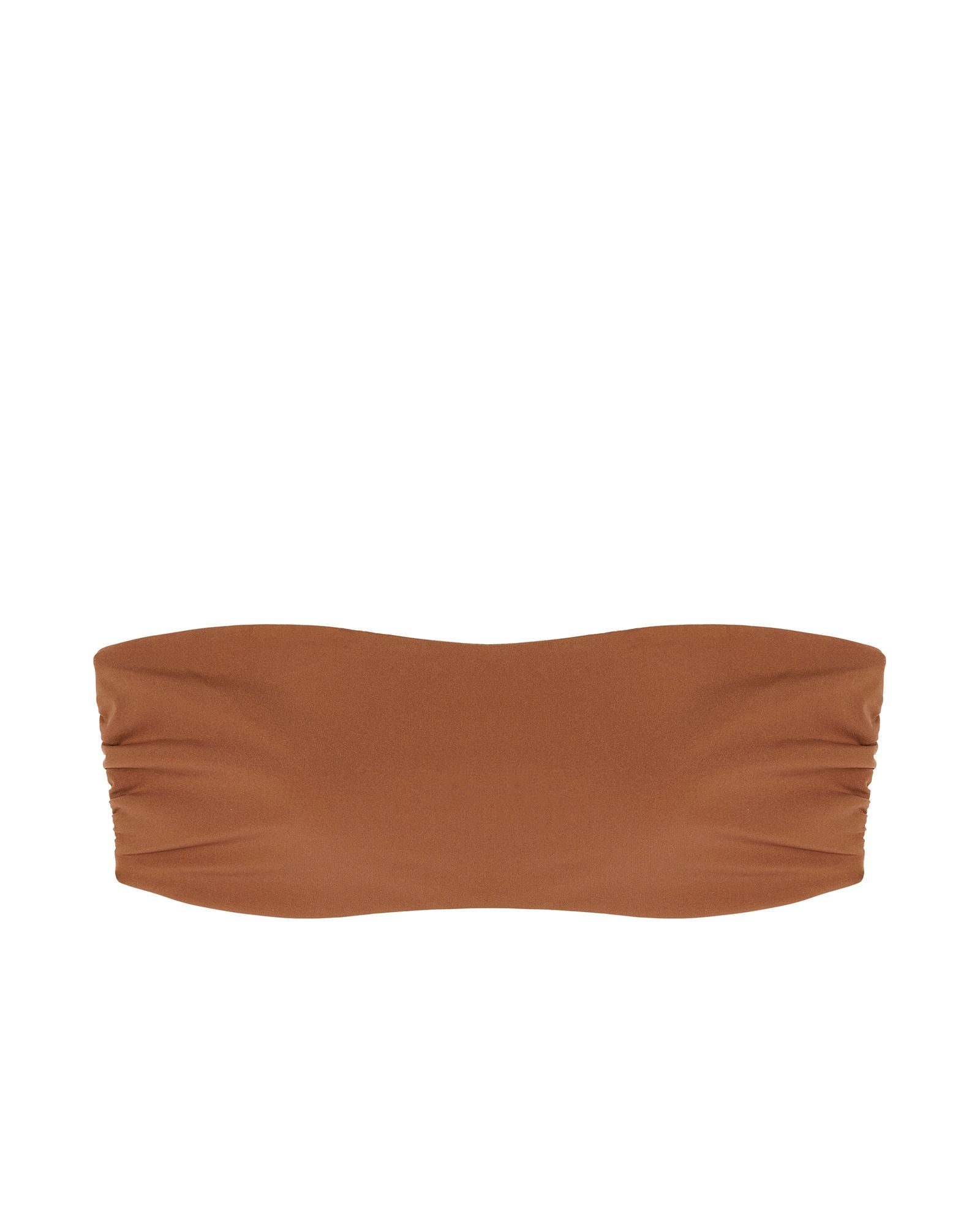 Cosabella Free Cut Bandeau Bra in brown