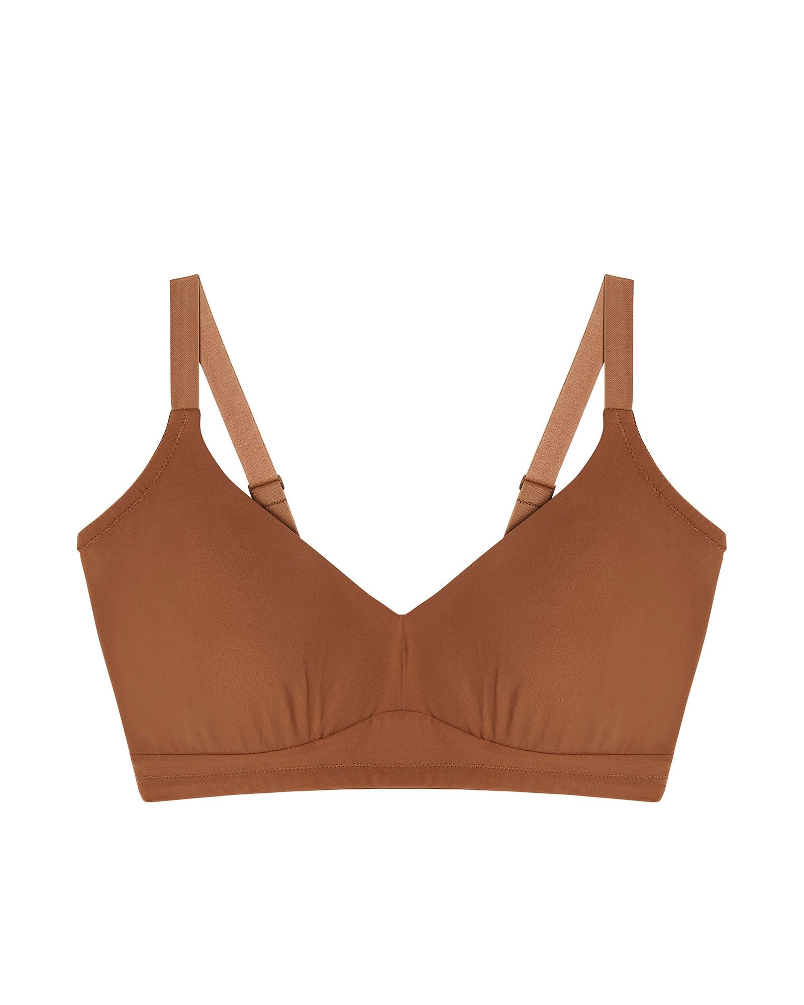 Cosabella Free Cut Micro Curvy Bralette in brown
