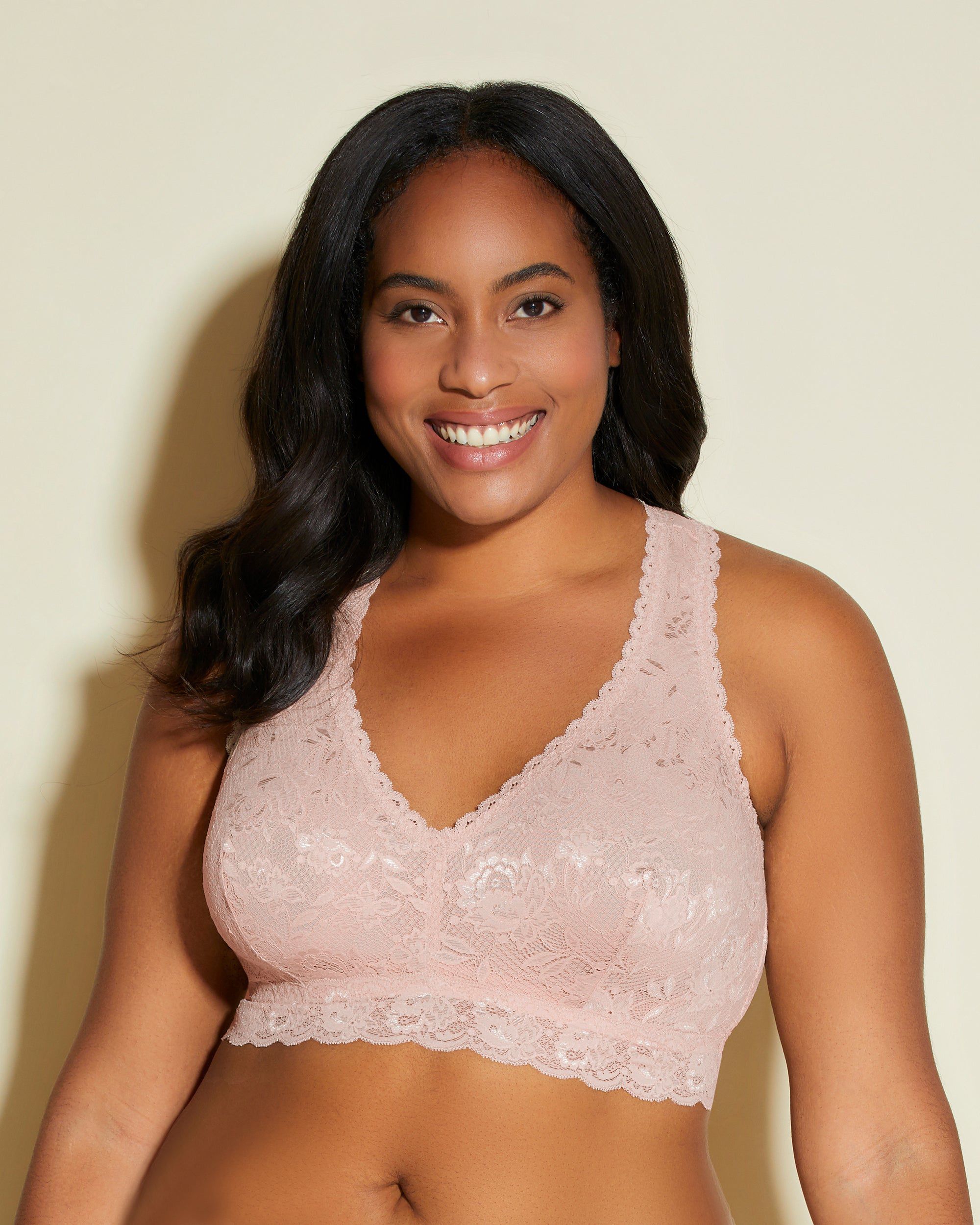 Cosabella Never Say Never Extended Racie Racerback Bralette in pink