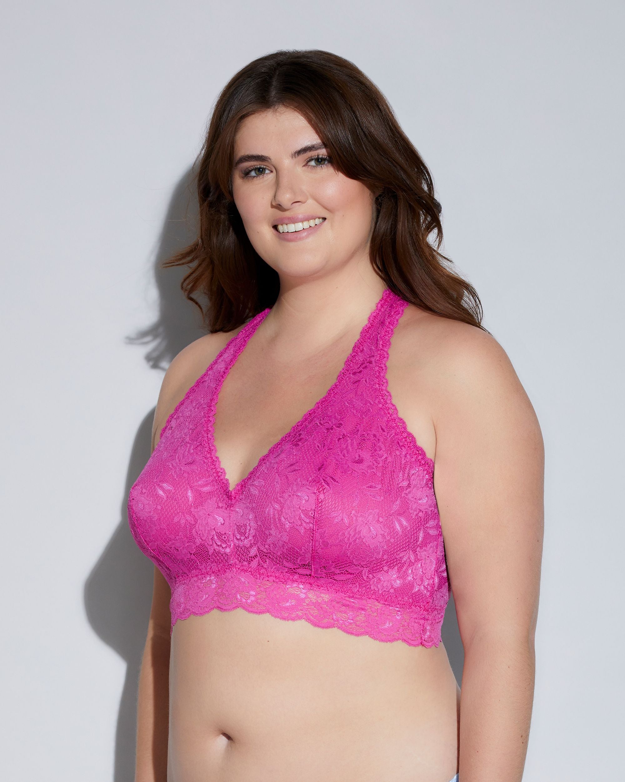 Cosabella Never Say Never Extended Racie Racerback Bralette in pink