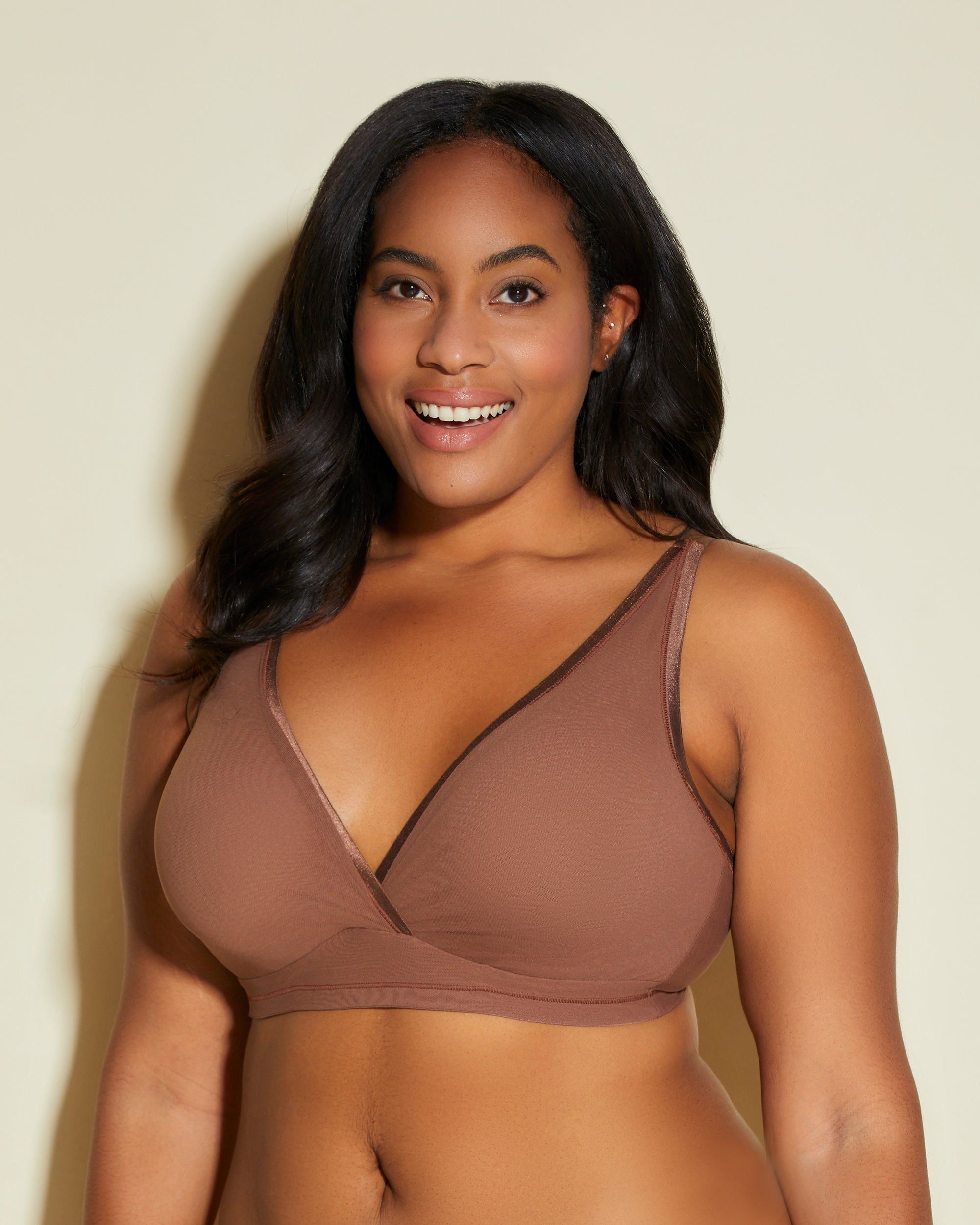 Cosabella Soire Confidence Extended Bralette in brown