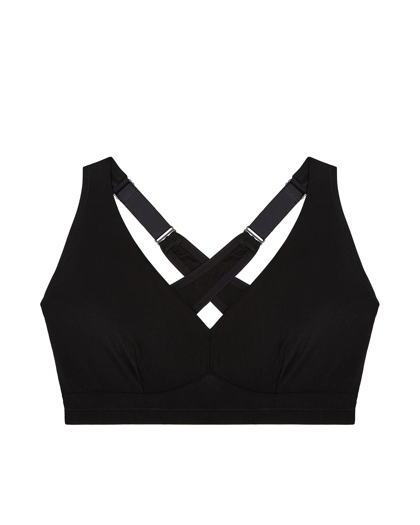 Cosabella Talco Curvy Halter Racerback Bralette in black