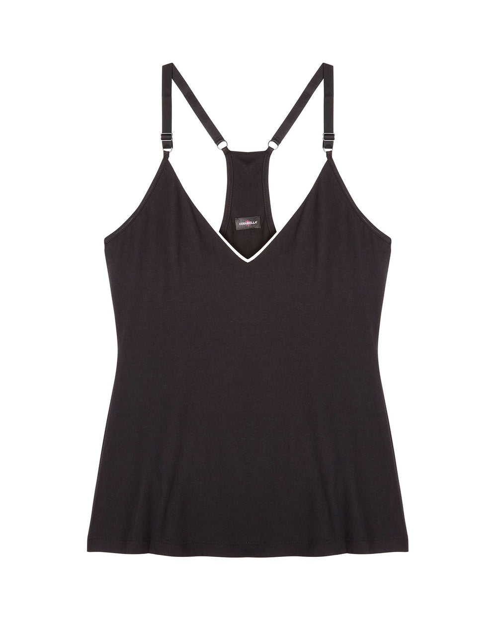 Cosabella Bella Racerback Cami, Pant & Robe PJ Set in black