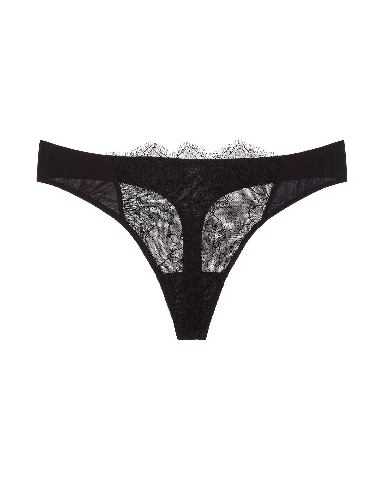 Free People Intimately FP Allure Thong in black