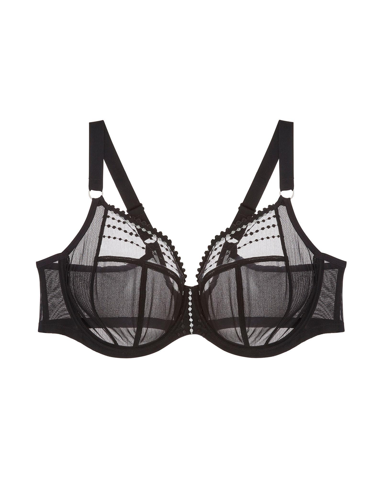 Elomi Matilda Underwire Plunge Bra in black