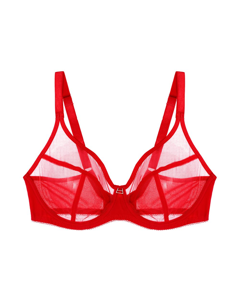 Freya Snapshot Underwire Plunge Bra in red