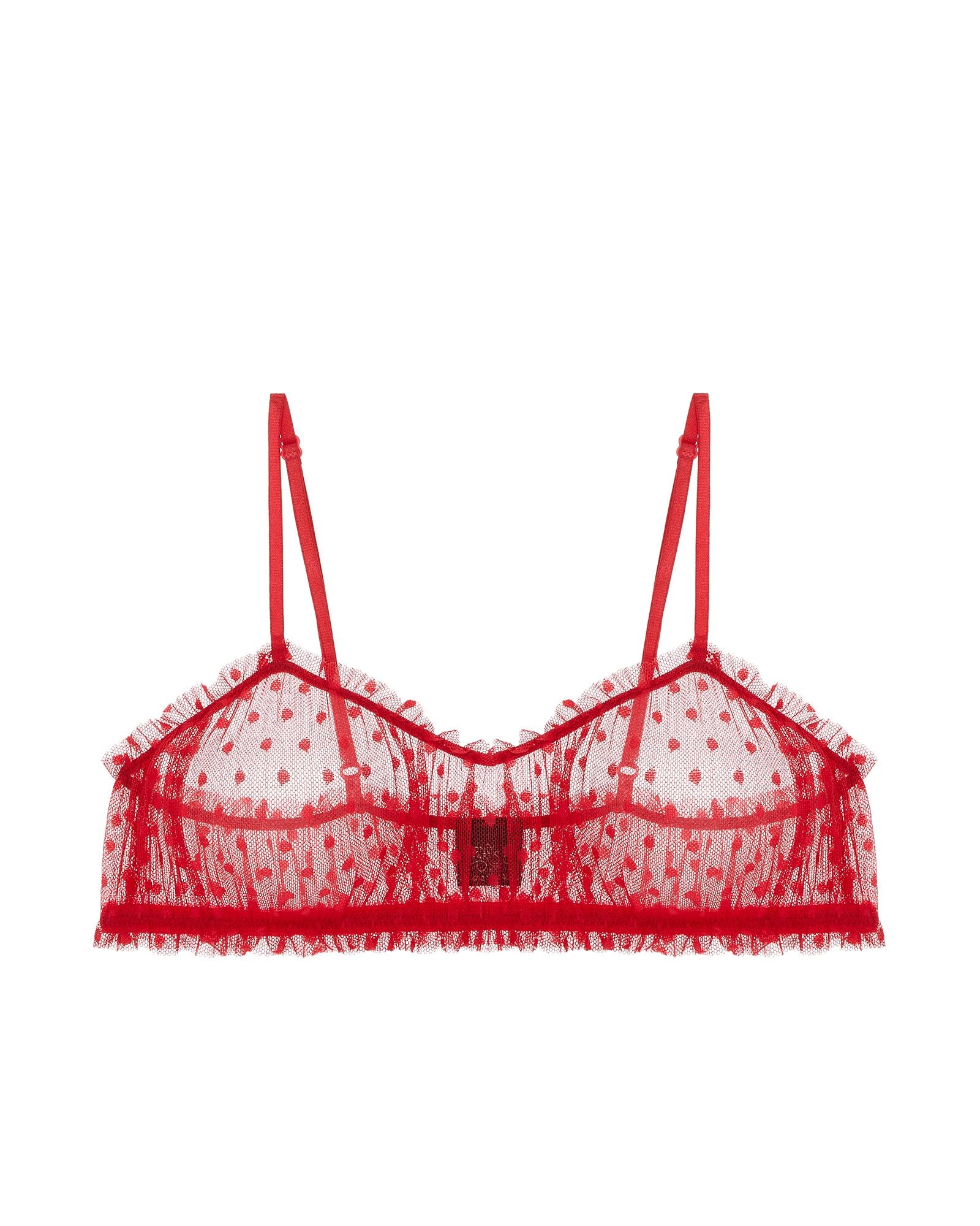 Only Hearts Coucou Lola Joey Bralette in red