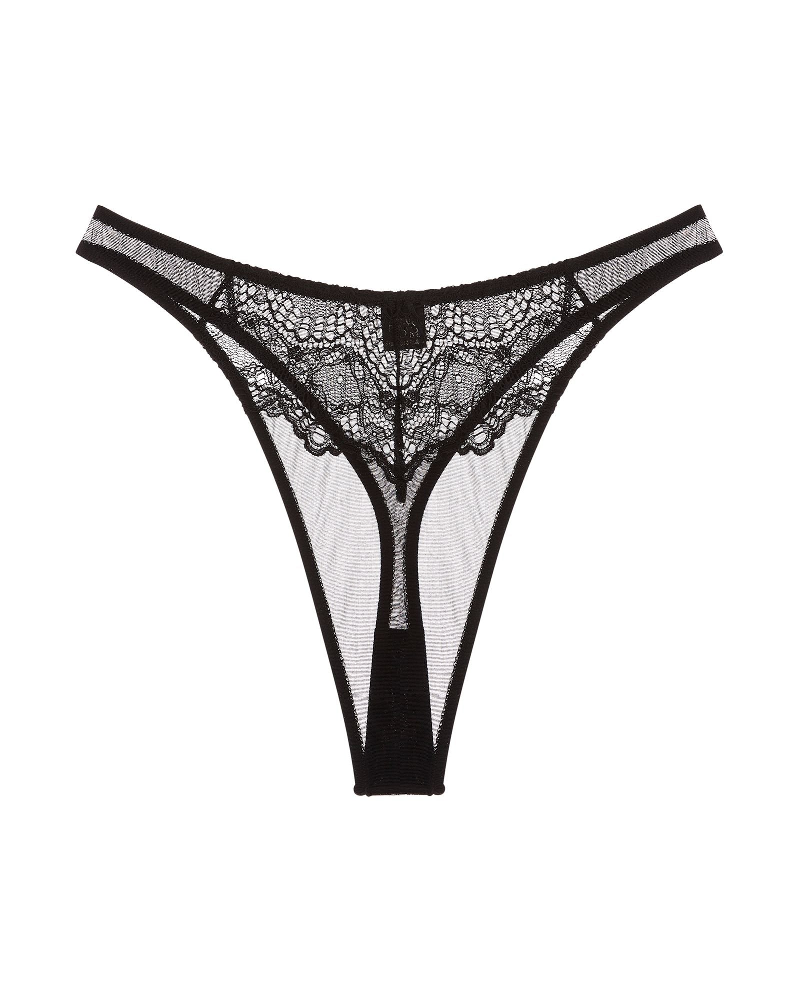 Only Hearts Whisper Sweet Nothings Vintage Thong in black