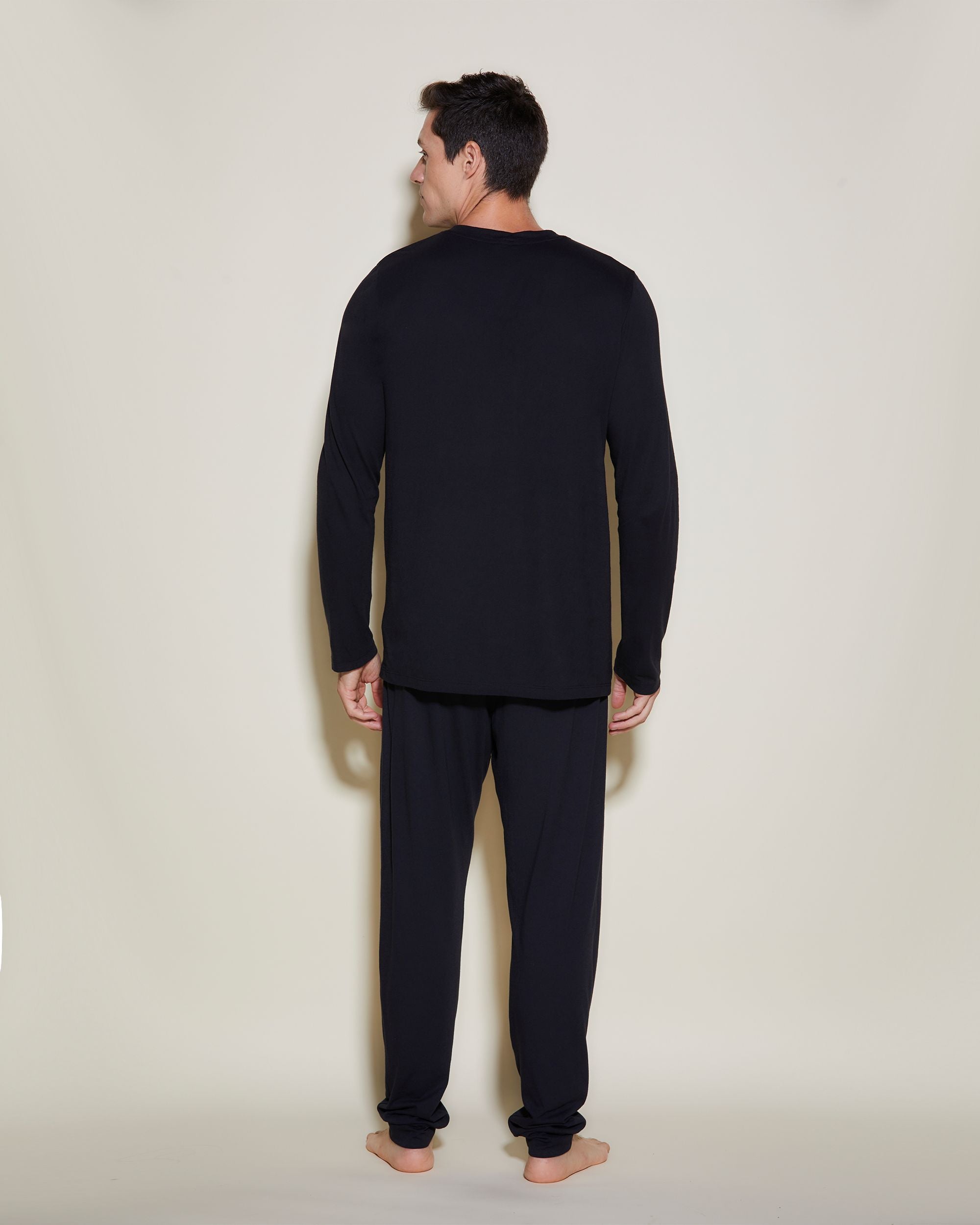 Cosabella Henley Men's PJ Set in black
