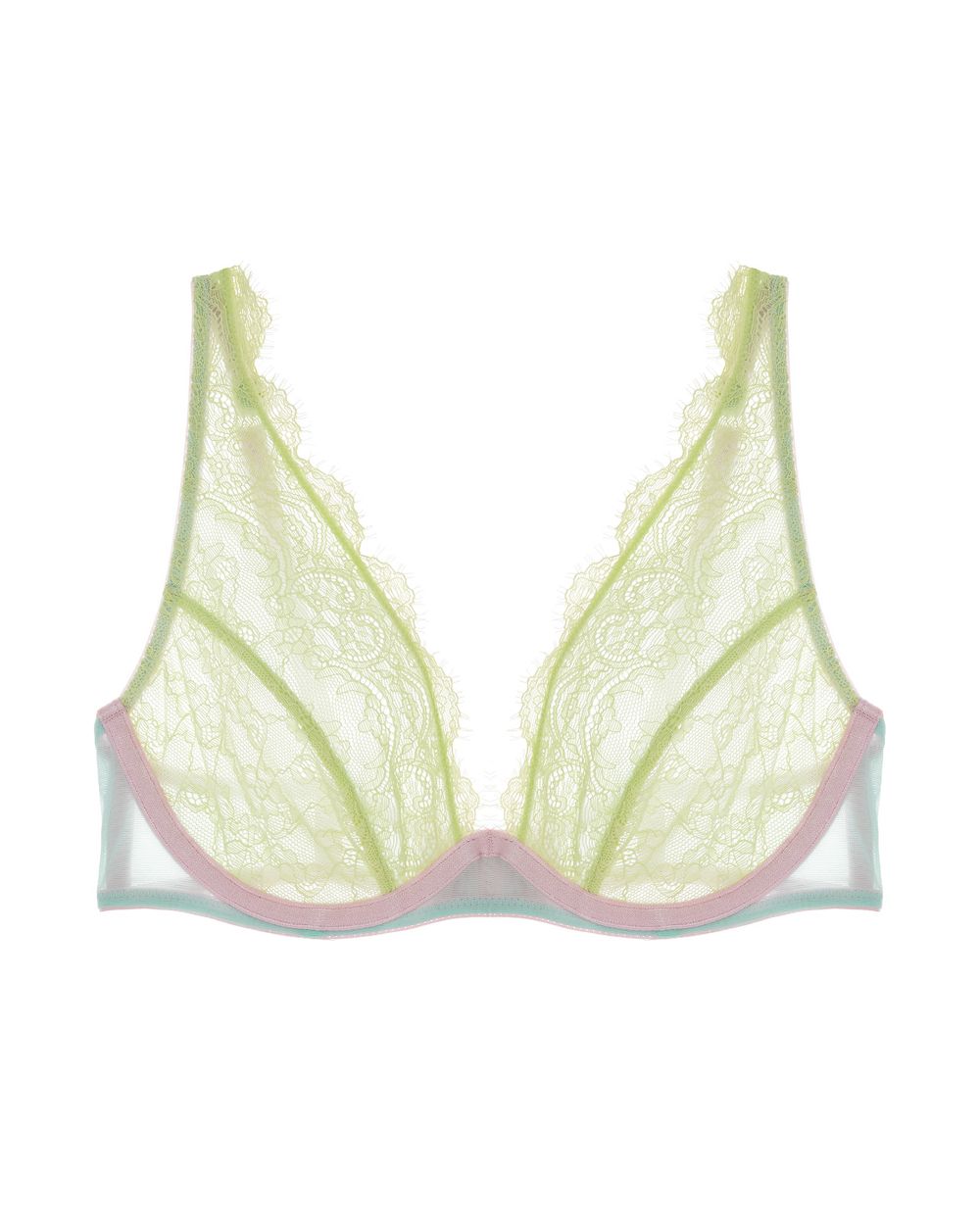 Dora Larsen Emelie High Apex Underwire Bra in yellow