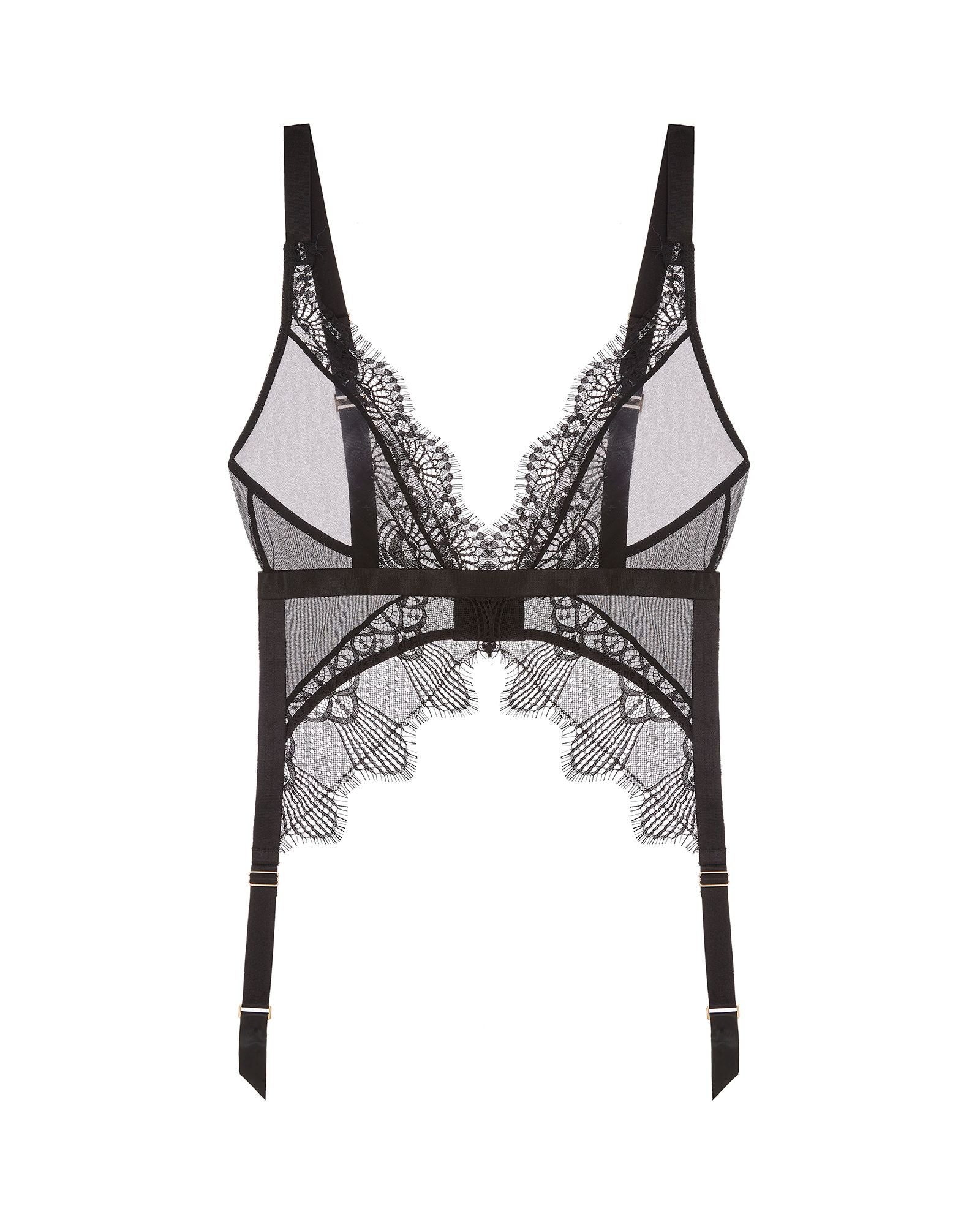 Bluebella Arabella Soft Basque in black