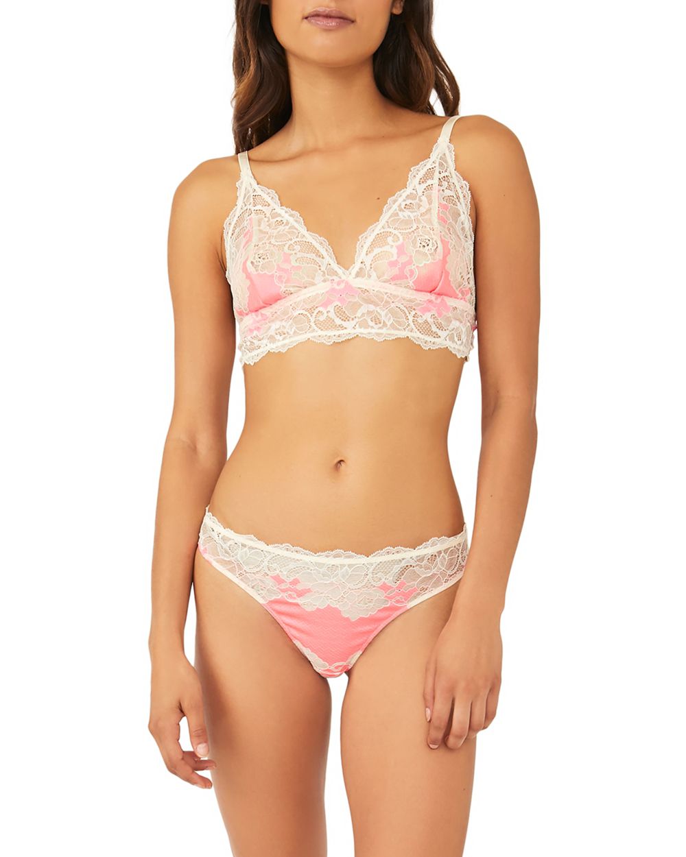Free People Intimately FP For Me For You Bralette in pink