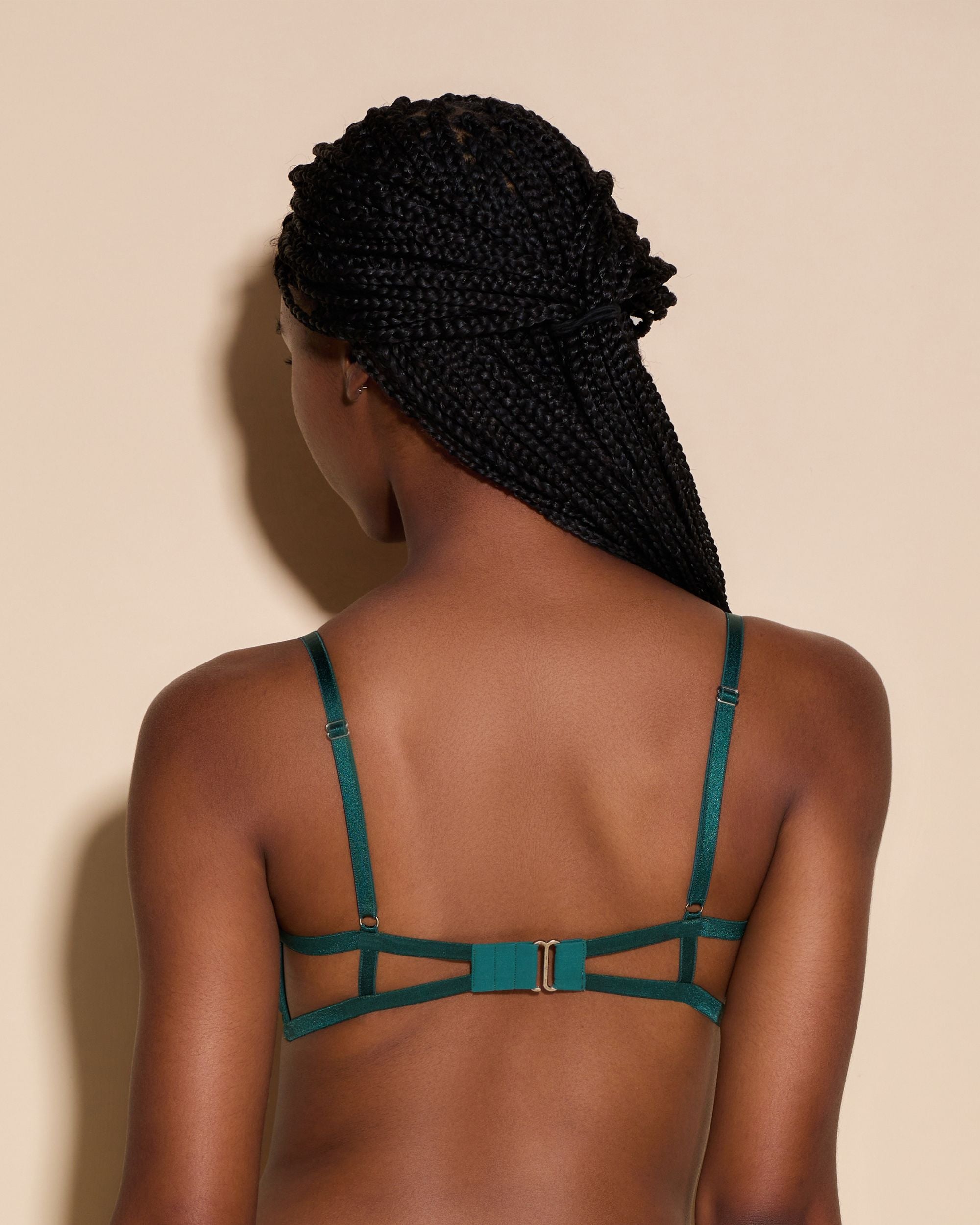 Cosabella Kalahari Molded Bra in green