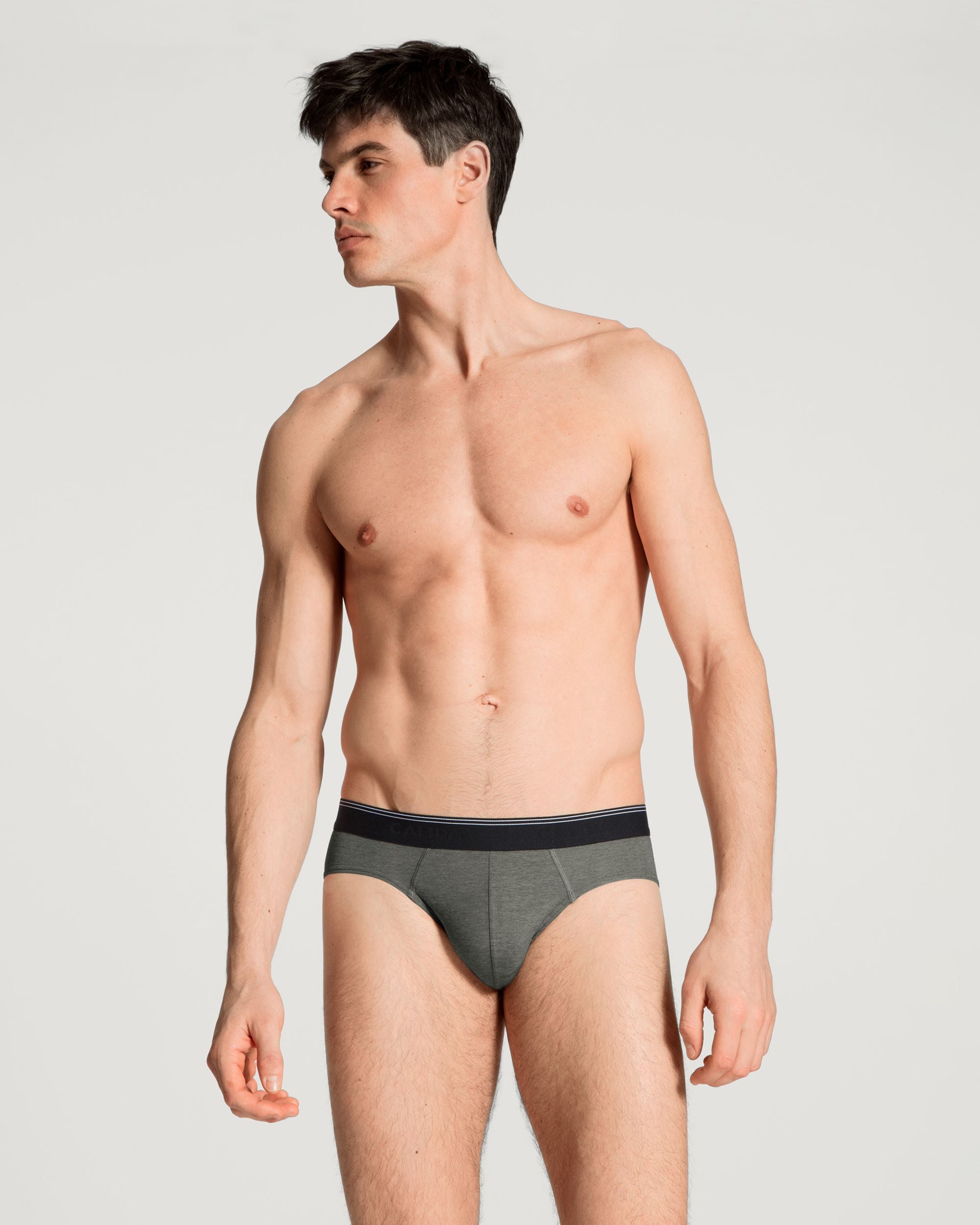 Calida Fresh Cotton Brief in gray