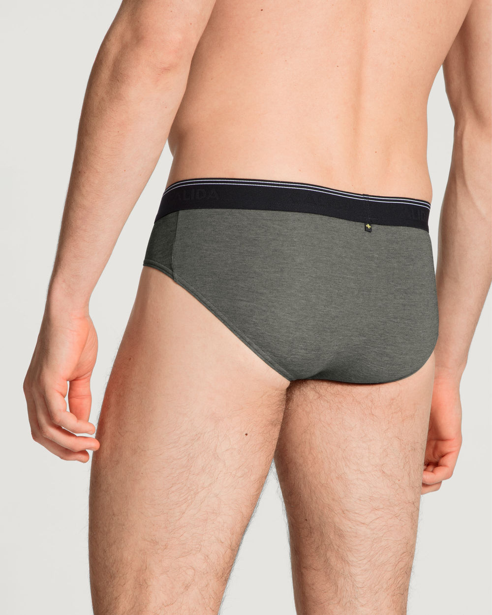 Fresh Cotton Brief in gray - front view | Calida