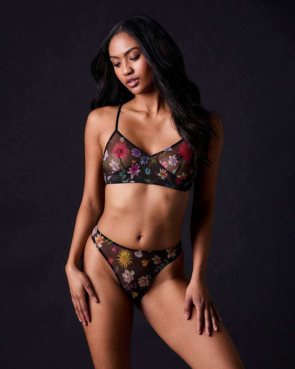 Only Hearts Sylvie Retro Bra in black