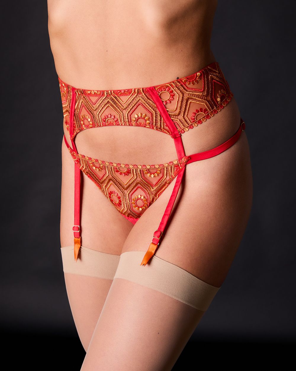 Studio Pia Aretha Suspender in red
