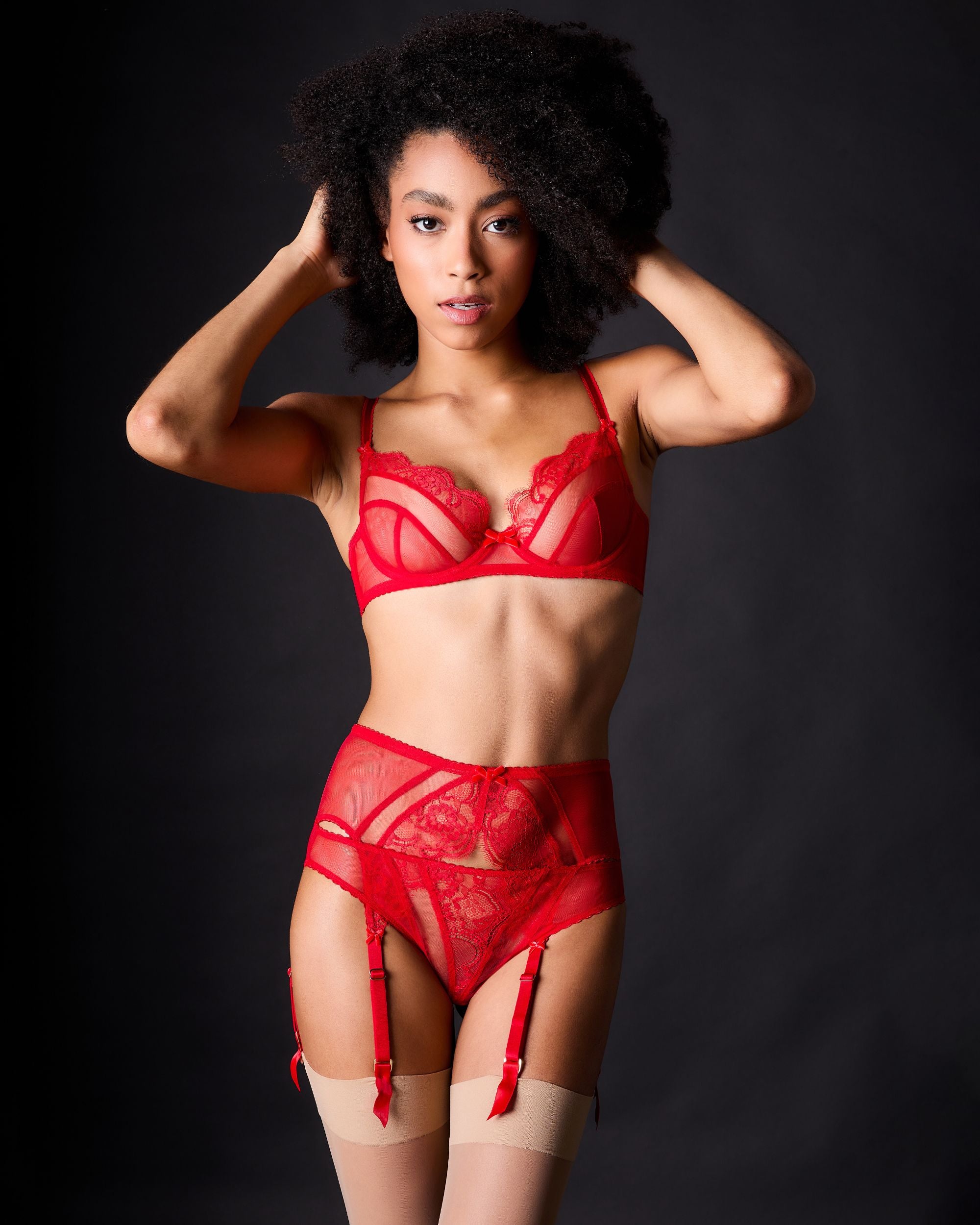 Dita Von Teese Muse Underwire Bra in red