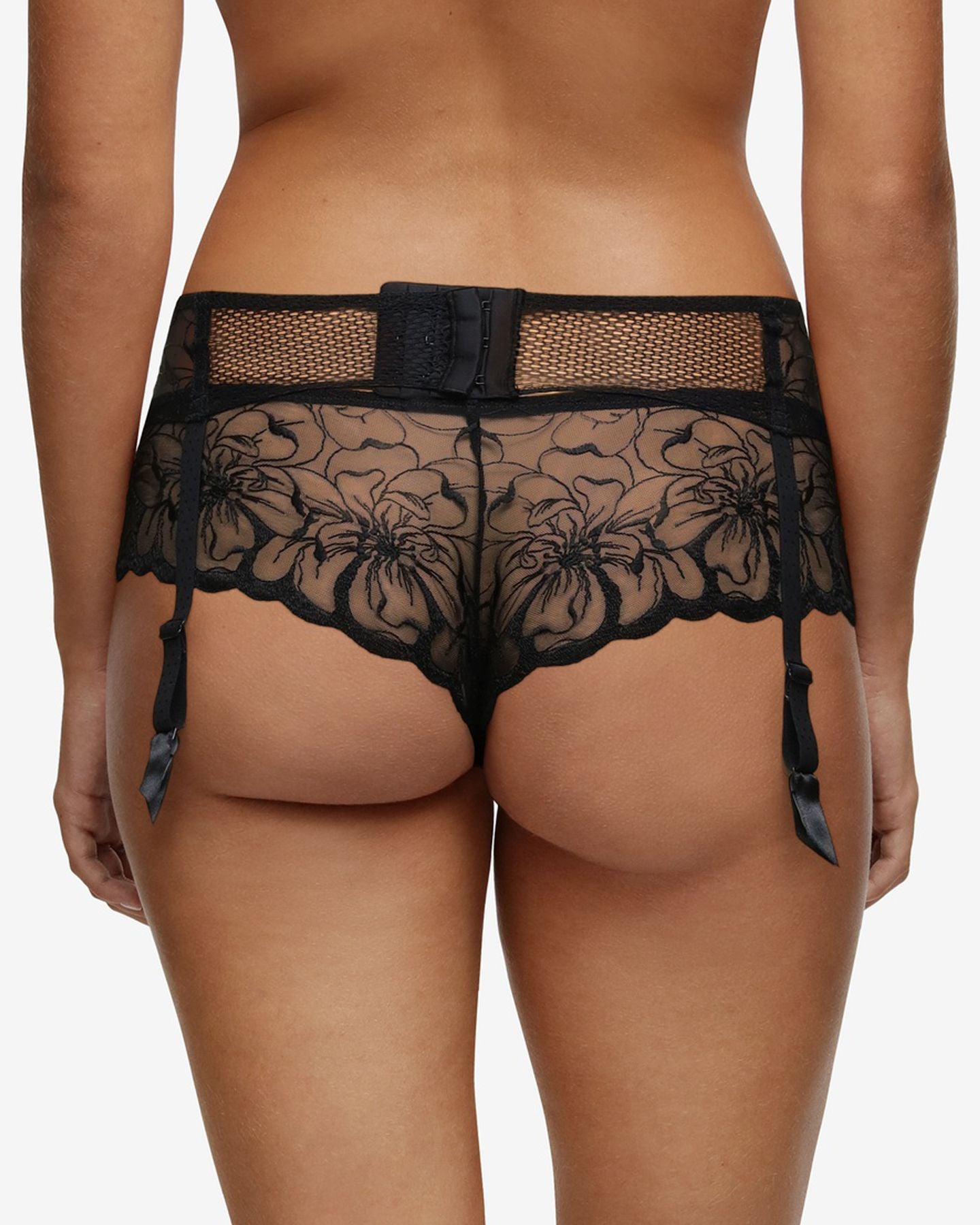 Chantelle Fleurs Waist Cincher in black
