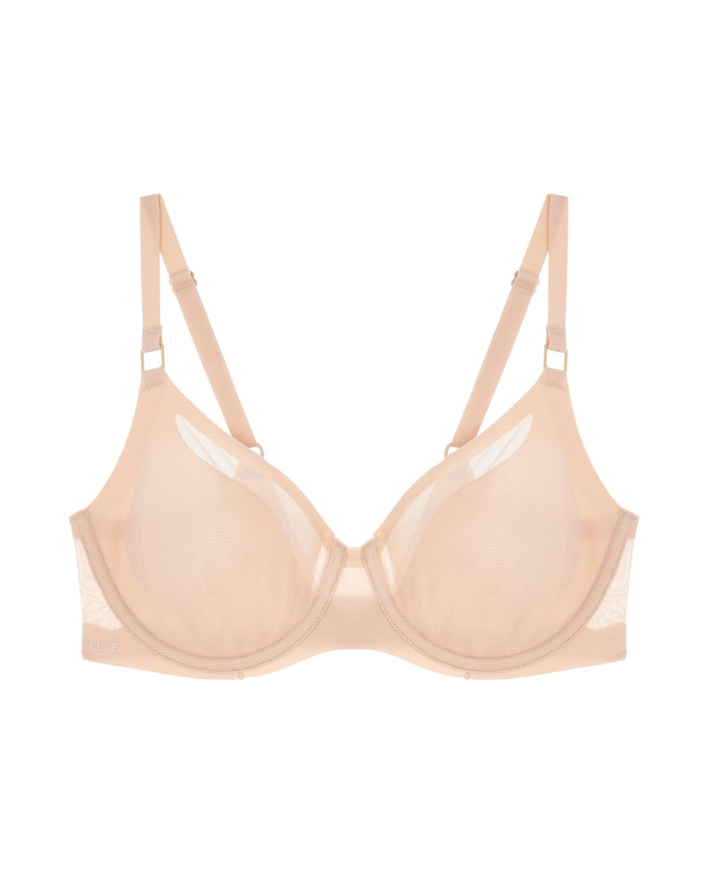 Chantelle Pure Light Unlined Molded Bra in beige