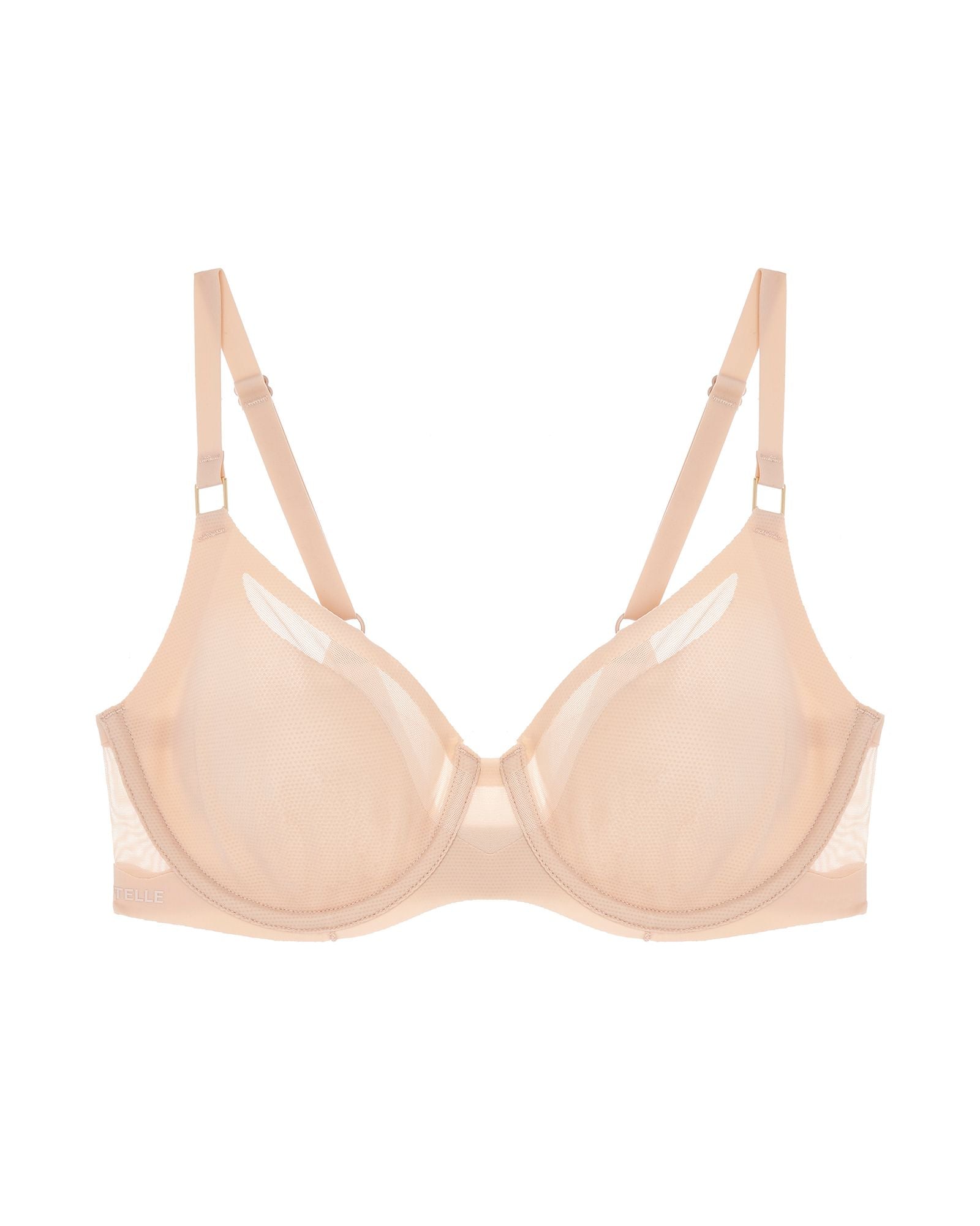 Chantelle Pure Light Unlined Molded Bra in beige