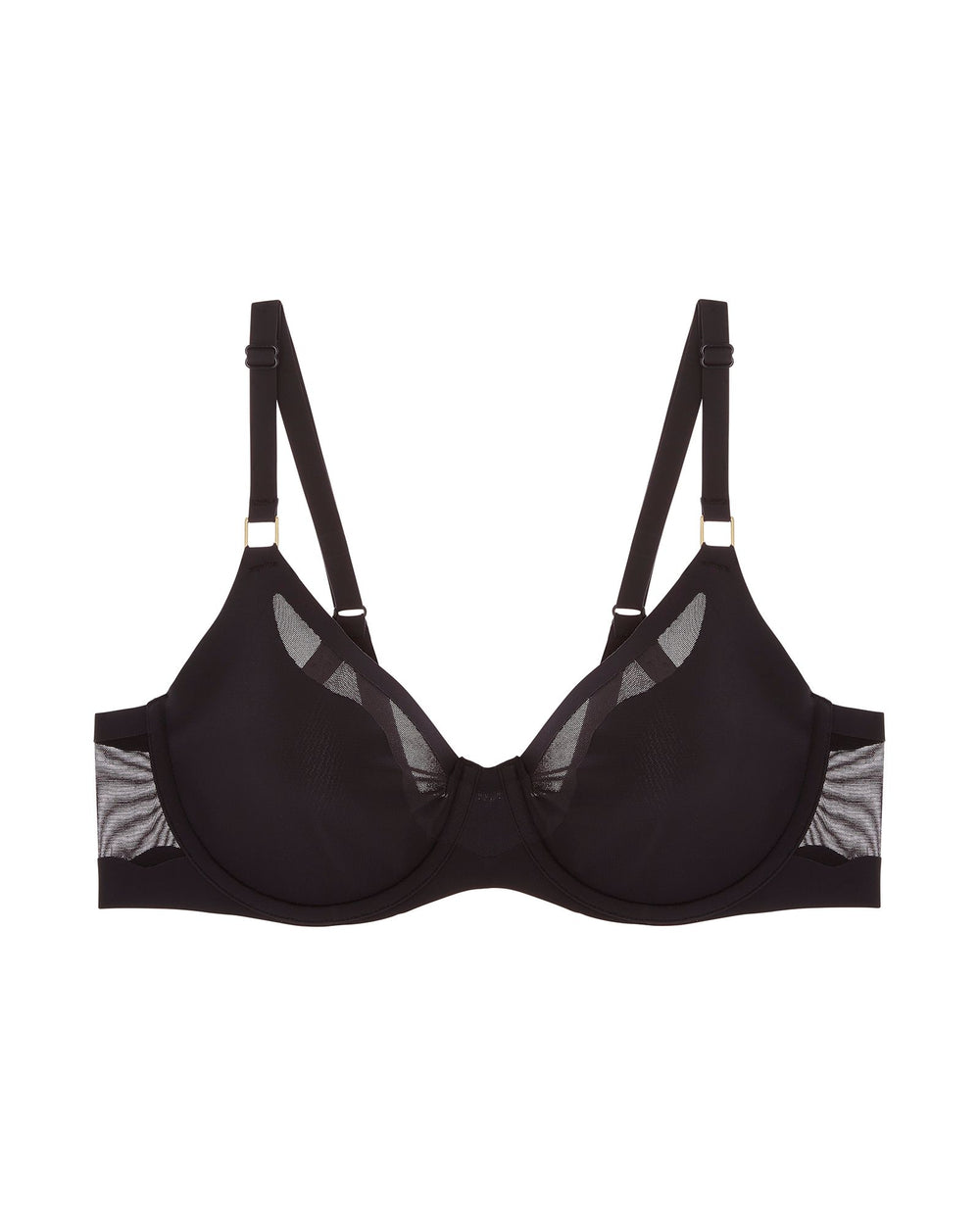 Chantelle Pure Light Unlined Molded Bra in black