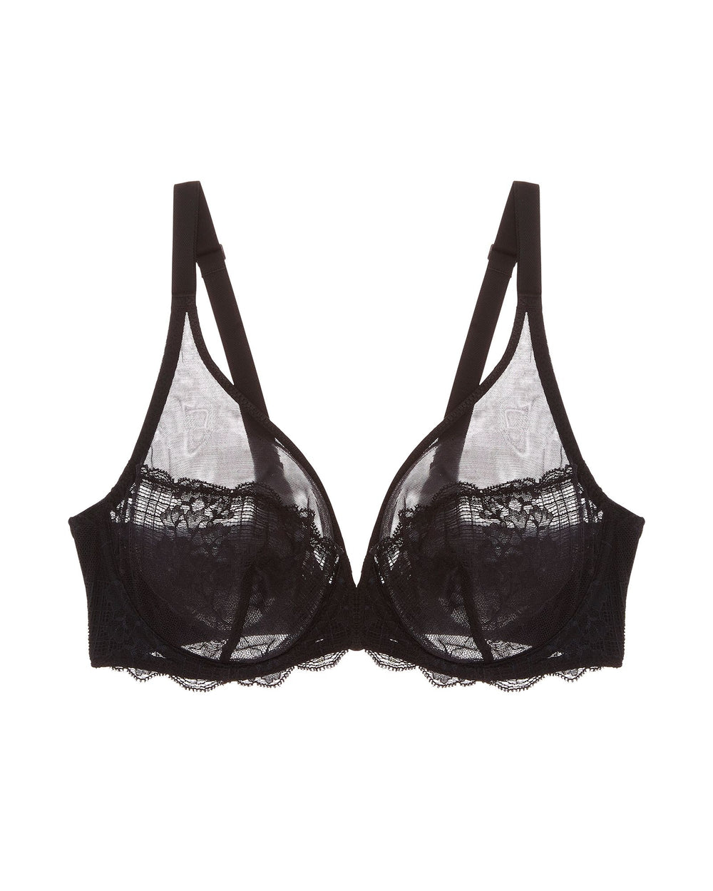 Simone Perele Reve Plunging Underwire Bra in black
