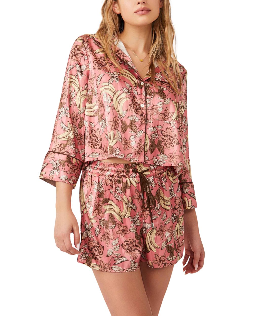 Free People Intimately FP FP Pajama Set in pink