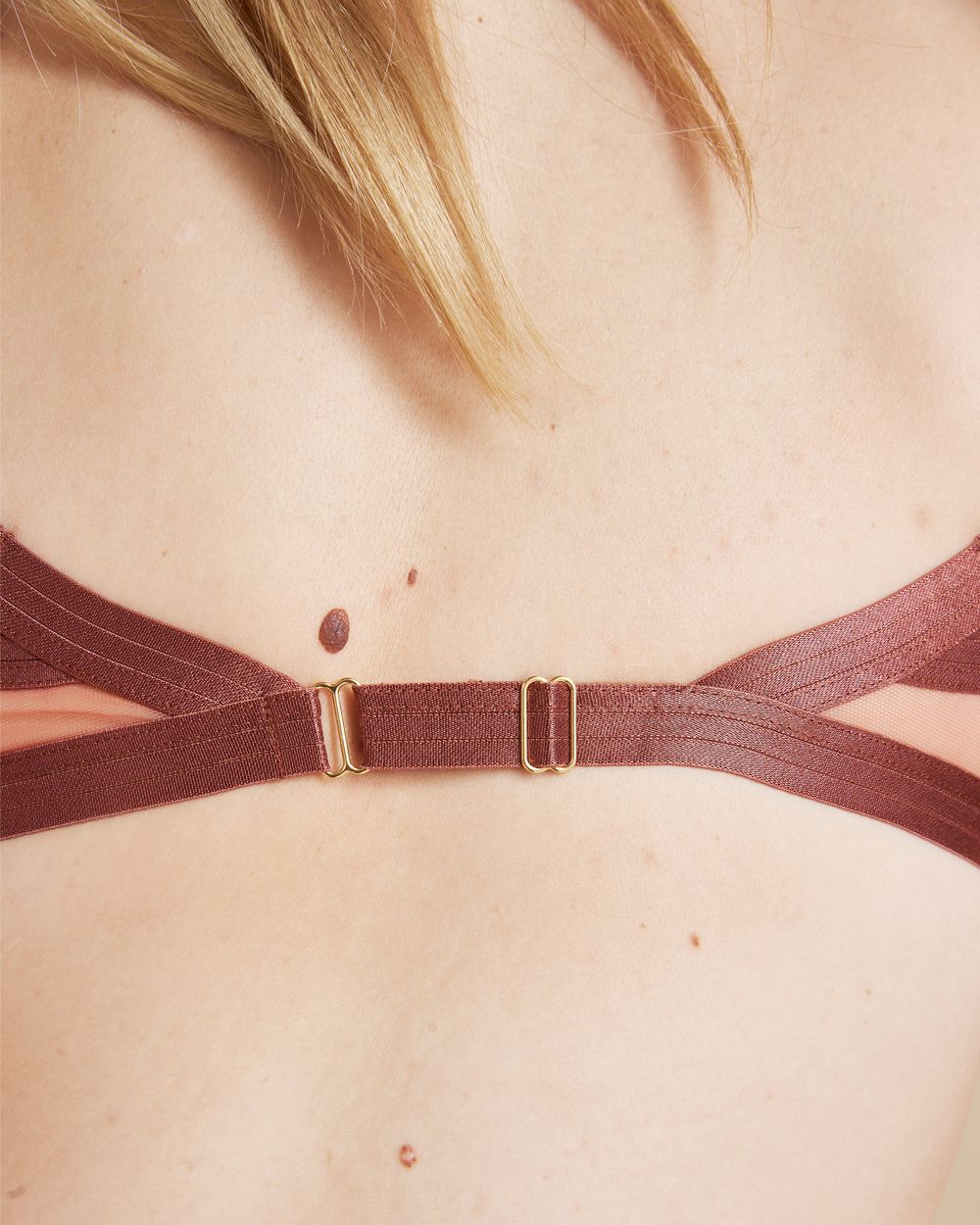 The Underargument For Play Against Performance Own Your Way Bralette in orange