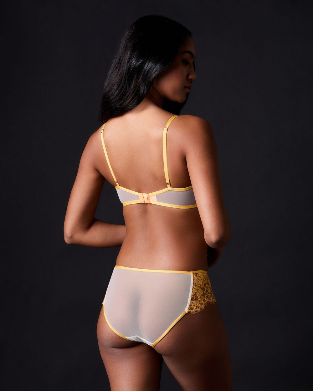 Taryn Winters Dria Demi Bra in yellow