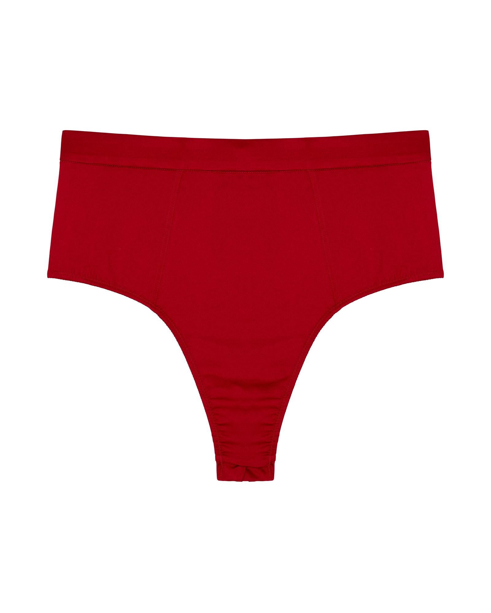 Kiki de Montparnasse Tous Les Jours High Waisted Panty in red